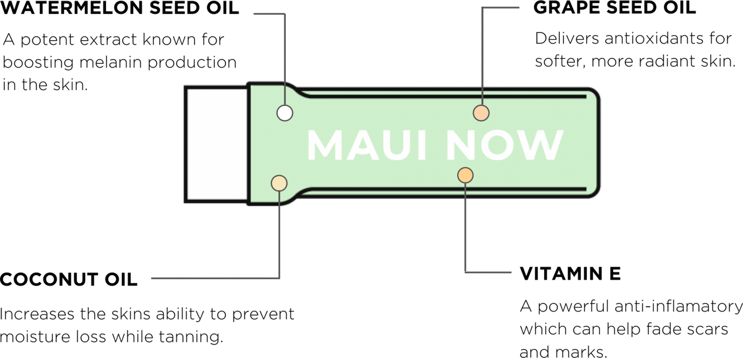 MAUI NOW Melon Tanning Oil
